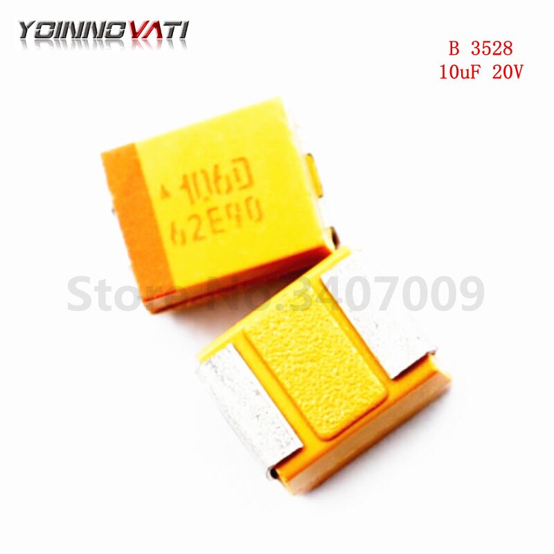 K282-07 20pcs B 3528 미크로포맷 20V SMD 탄탈륨 커패시터